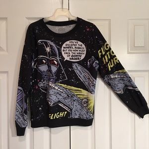 Mighty Fine Star Wars Sweat Shirt size M